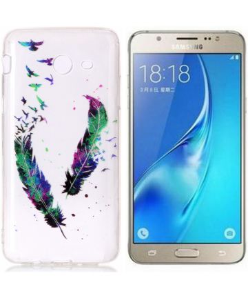 Samsung Galaxy J5 (2017) TPU Back Cover Feather Hoesjes