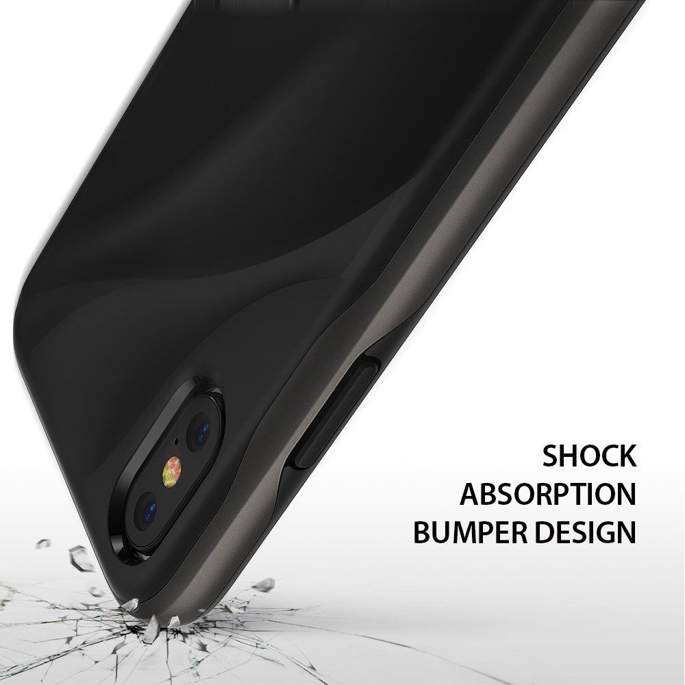 Ringke Wave Apple iPhone X Hoesje Metallic Chrome afbeelding 5