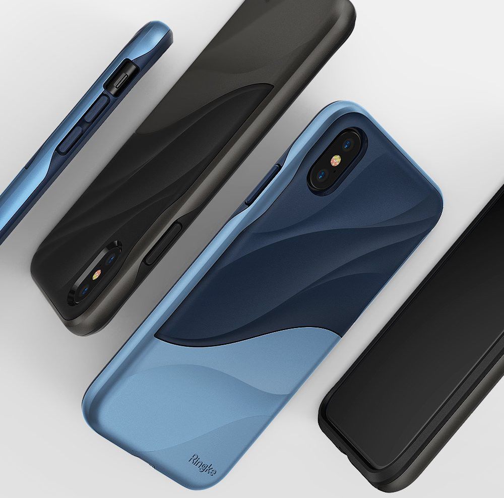 Ringke Wave Apple iPhone X Hoesje Metallic Chrome afbeelding 7