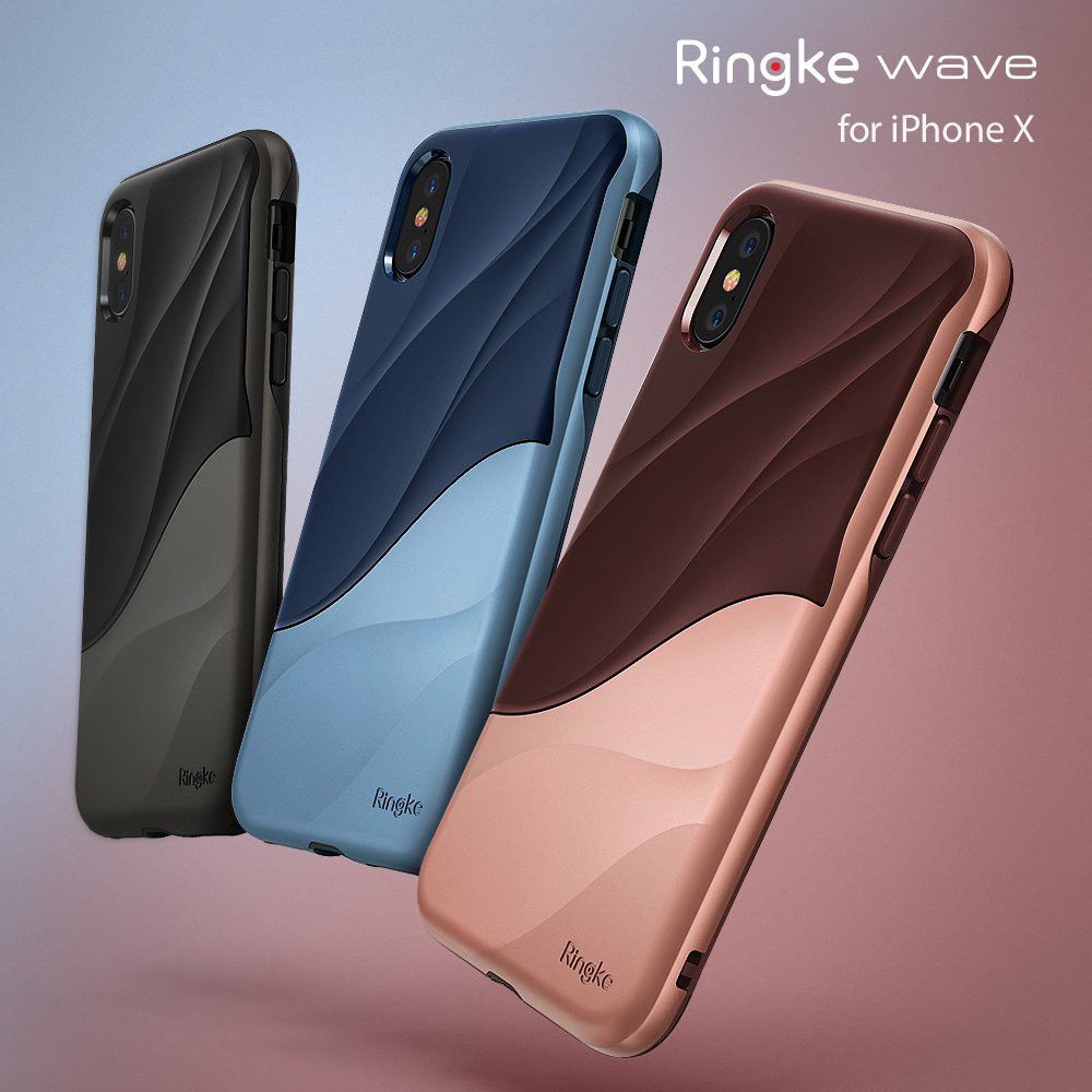 Ringke Wave Apple iPhone X Hoesje Metallic Chrome afbeelding 8