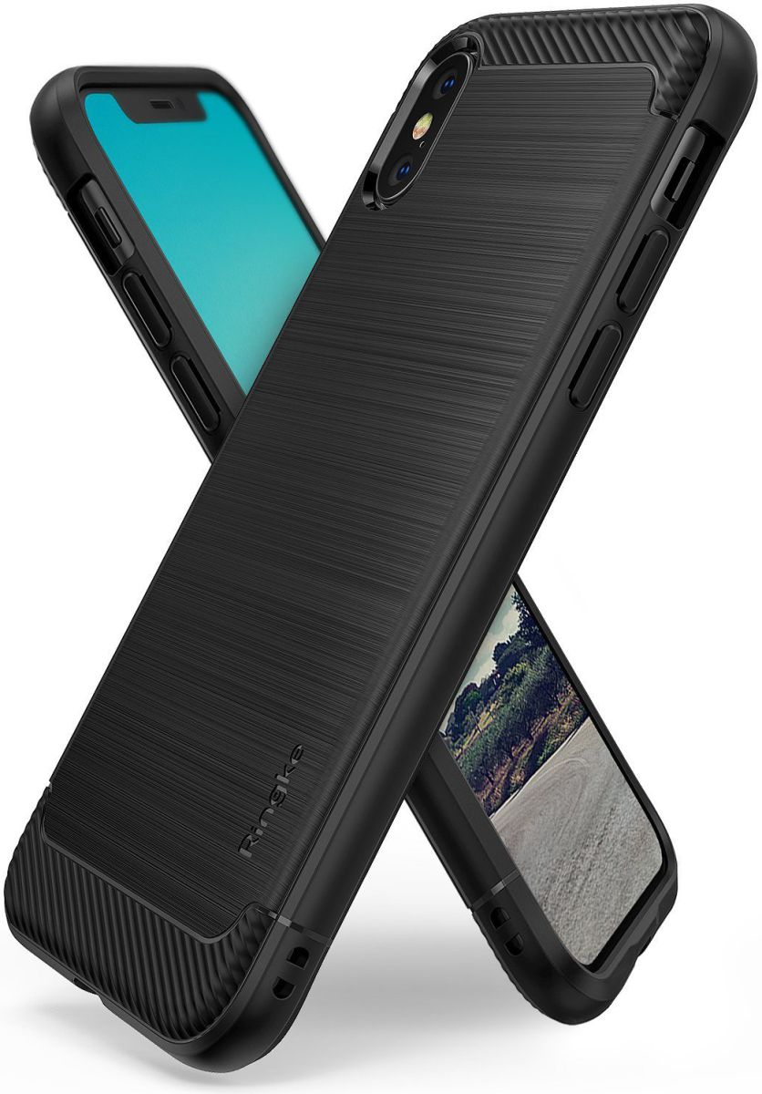 Ringke Onyx Apple iPhone X Hoesje Zwart afbeelding 1