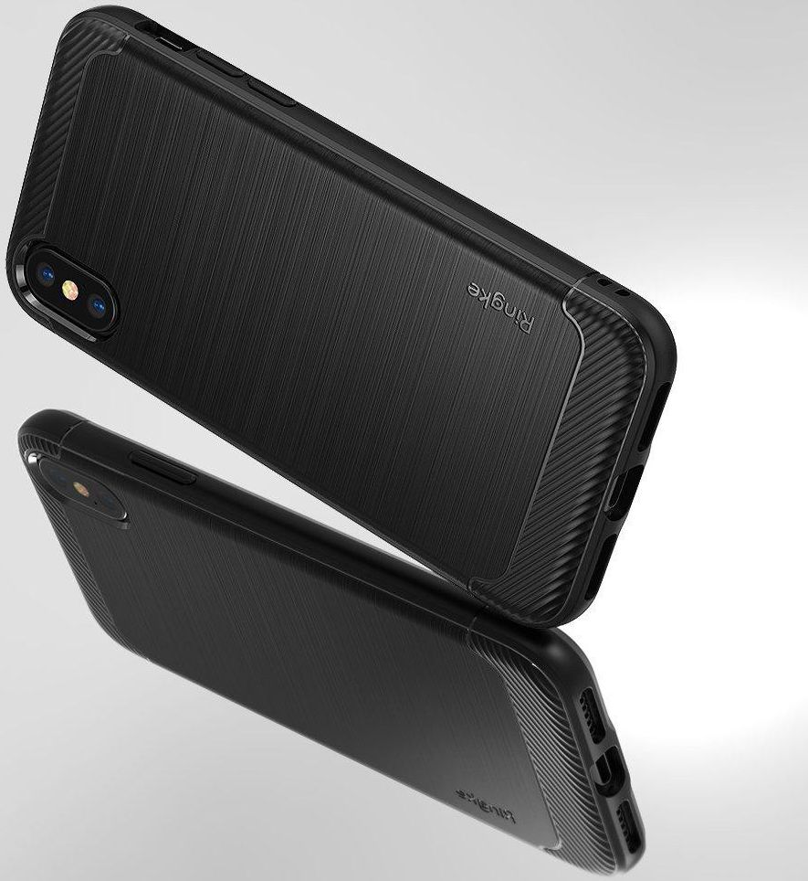 Ringke Onyx Apple iPhone X Hoesje Zwart afbeelding 8