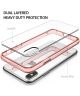 Ringke Fusion iPhone X Hoesje Doorzichtig Roze Goud