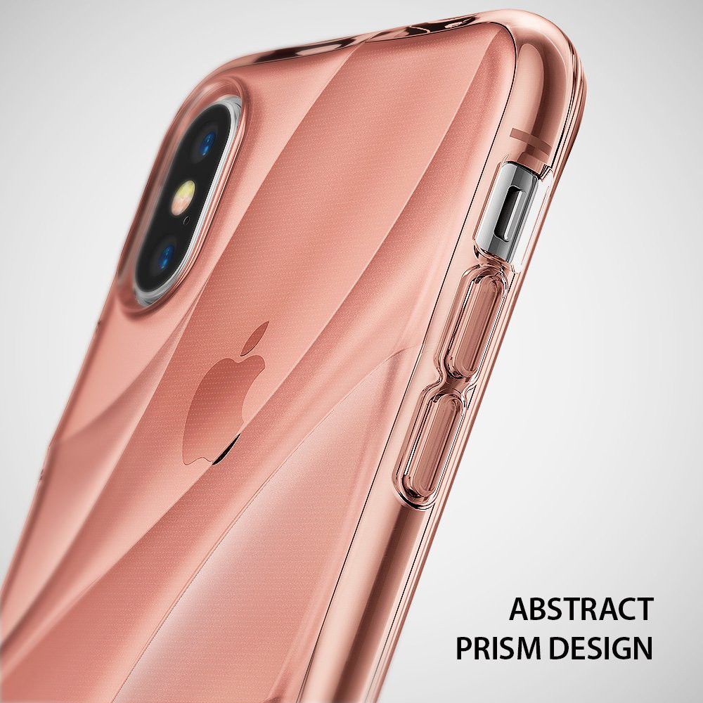 Ringke Flow iPhone X Hoesje Roze Goud afbeelding 2