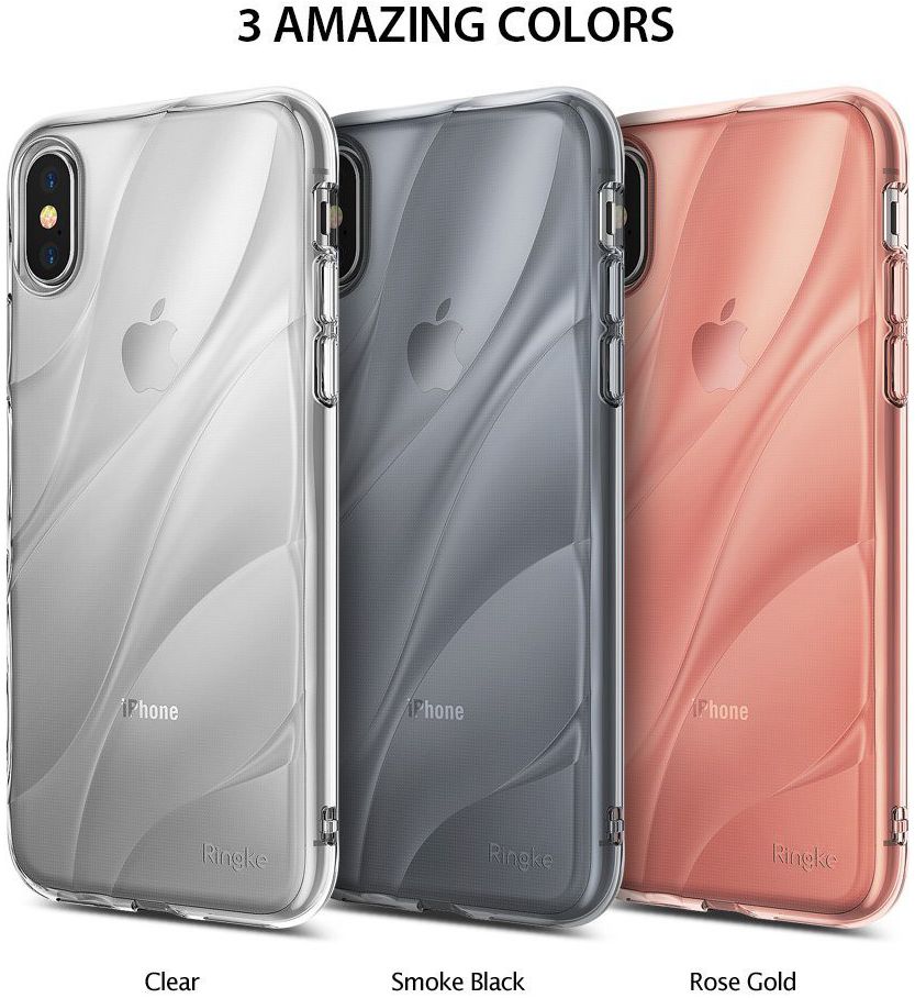 Ringke Flow iPhone X Hoesje Roze Goud afbeelding 9