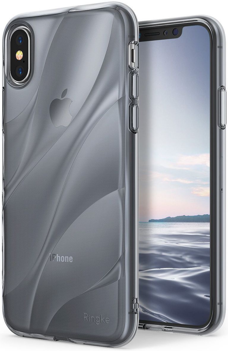 Ringke Flow iPhone X Hoesje Grijs afbeelding 1