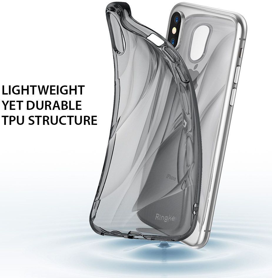Ringke Flow iPhone X Hoesje Grijs afbeelding 4