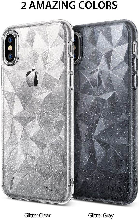 Ringke Air Prism Apple iPhone X Hoesje Glitter Doorzichtig afbeelding 3