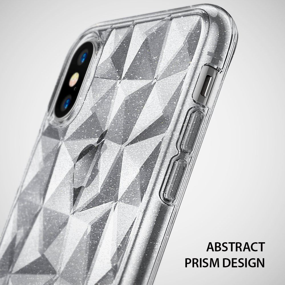 Ringke Air Prism Apple iPhone X Hoesje Glitter Doorzichtig afbeelding 4
