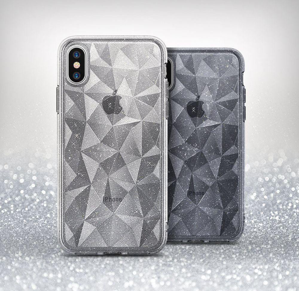 Ringke Air Prism Apple iPhone X Hoesje Glitter Doorzichtig afbeelding 7