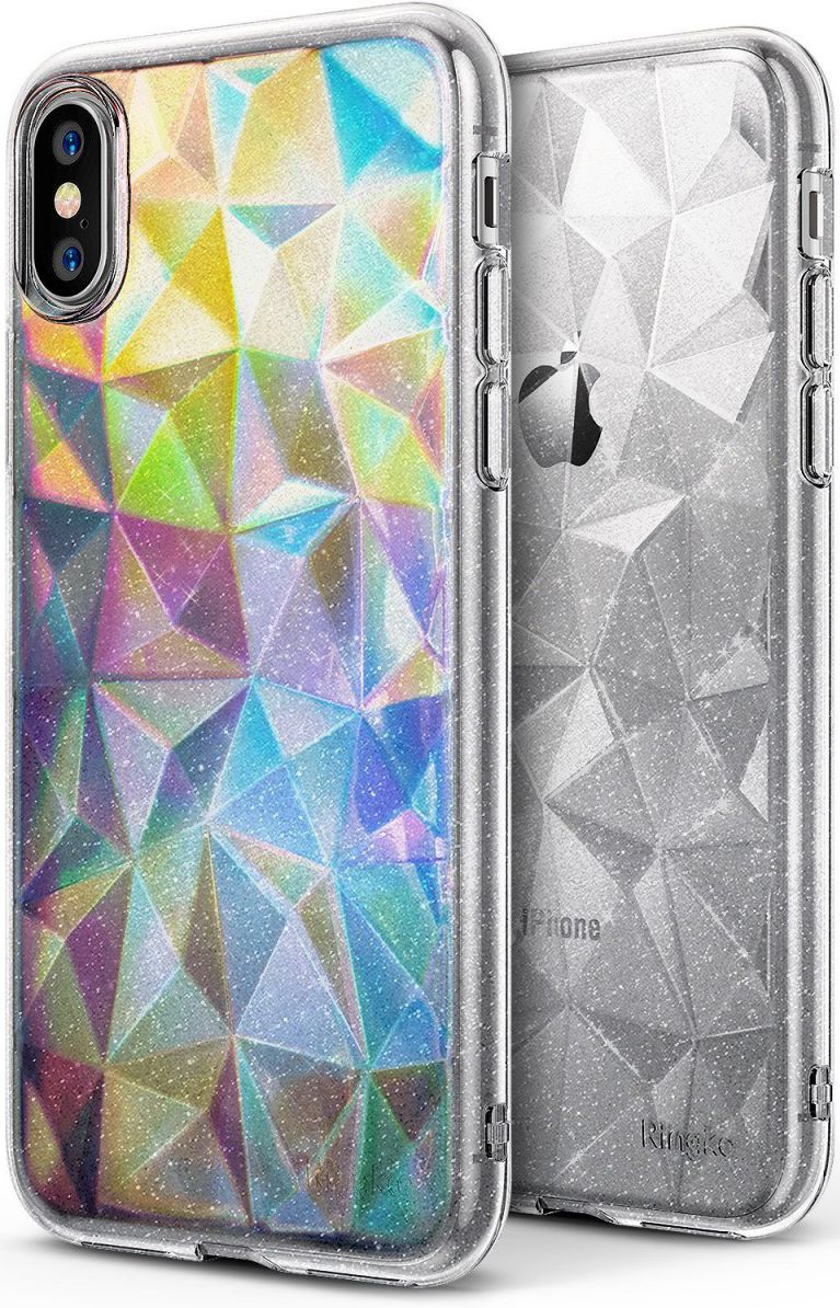 Ringke Air Prism Apple iPhone X Hoesje Glitter Doorzichtig afbeelding 1