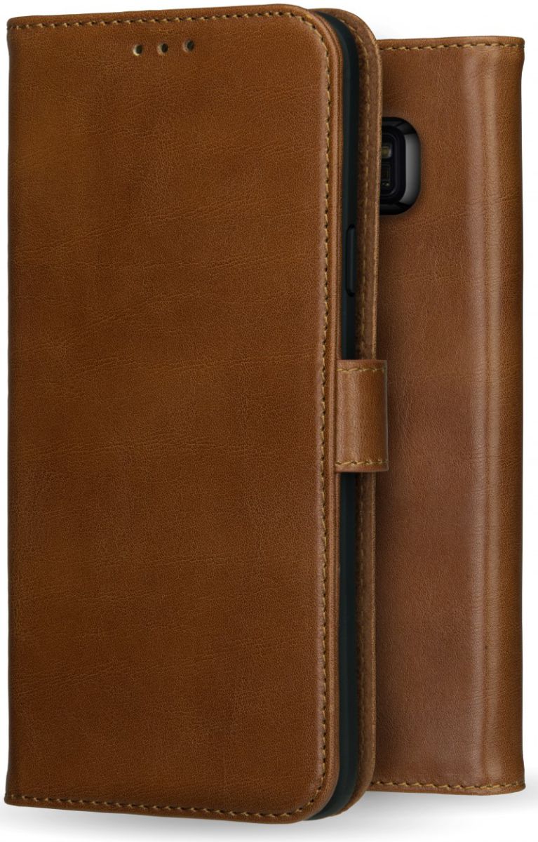 Rosso Deluxe Samsung Galaxy S7 Edge Hoesje Echt Leer Book Case Bruin afbeelding 10