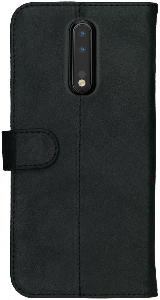 Rosso Deluxe Nokia 8 Hoesje Echt Leer Book Case Zwart afbeelding 5