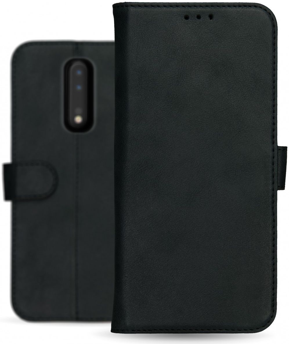 Rosso Deluxe Nokia 8 Hoesje Echt Leer Book Case Zwart afbeelding 13