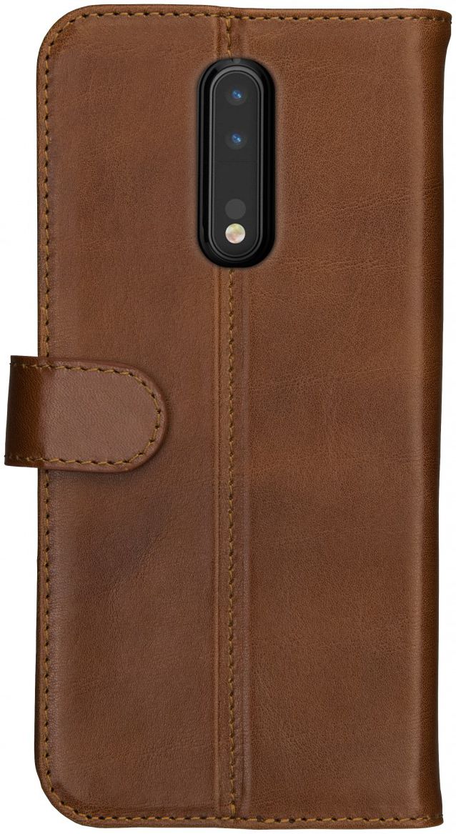 Rosso Deluxe Nokia 8 Hoesje Echt Leer Book Case Bruin afbeelding 5