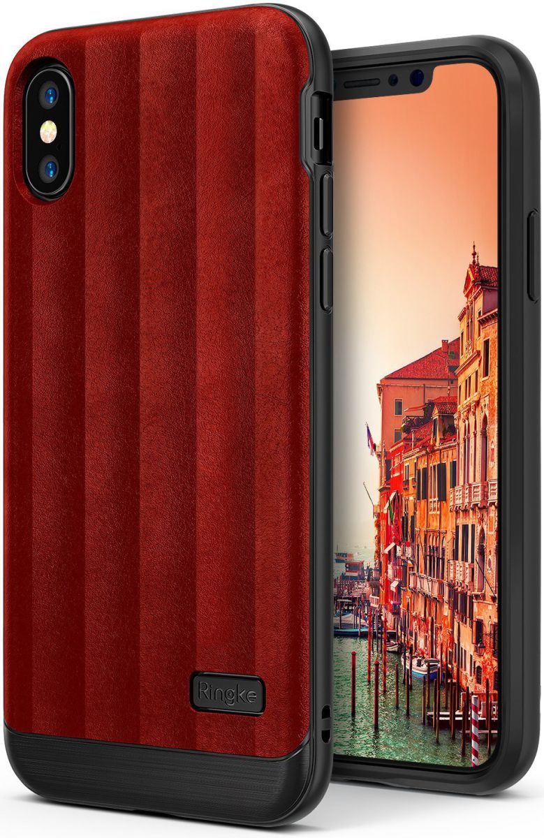 Ringke Flex S Apple iPhone X Hoesje Rood afbeelding 1
