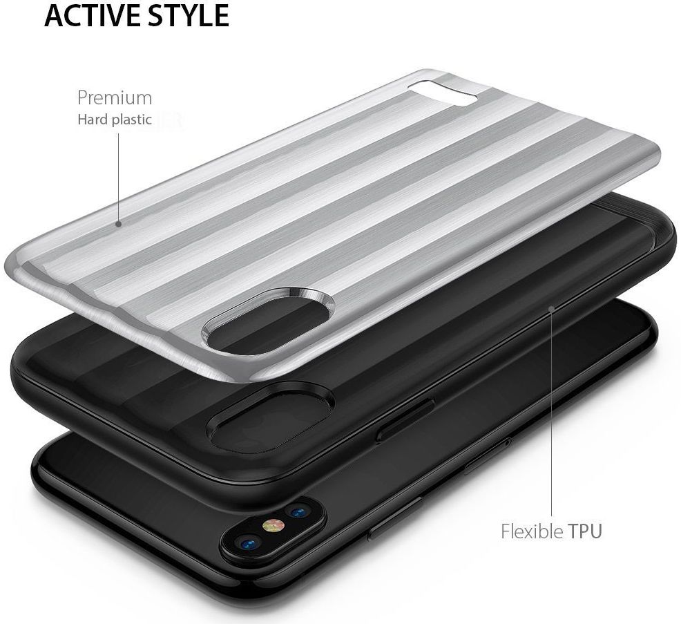 Ringke Flex S Pro Apple iPhone X Hoesje Wit afbeelding 2