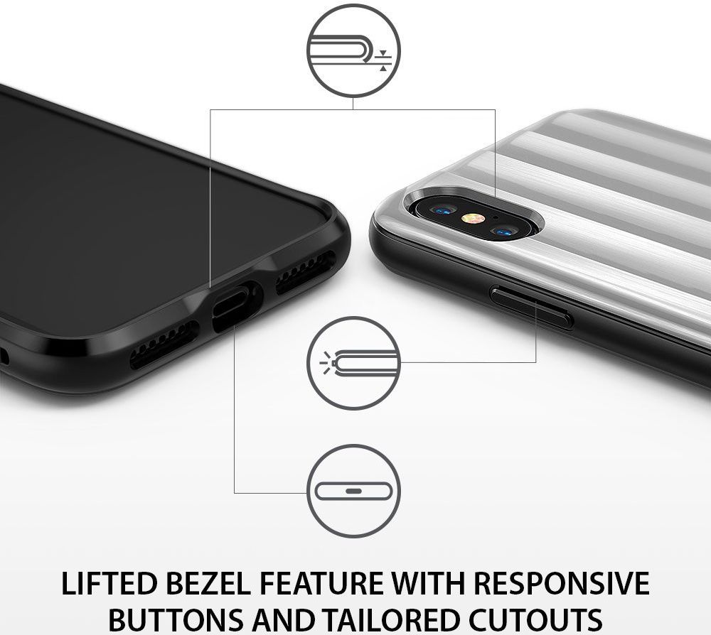 Ringke Flex S Pro Apple iPhone X Hoesje Wit afbeelding 4