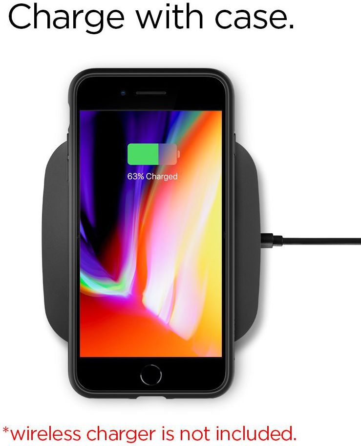 Spigen Ultra Hybrid S Case Apple iPhone 7/8 Zwart afbeelding 5