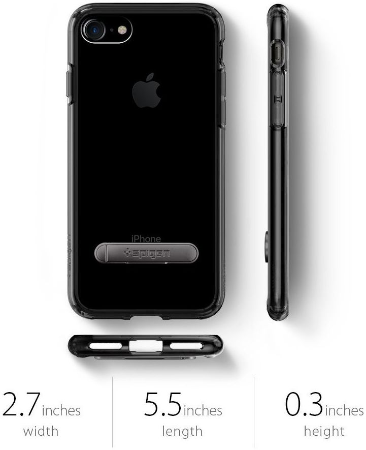 Spigen Ultra Hybrid S Case Apple iPhone 7/8 Zwart afbeelding 8