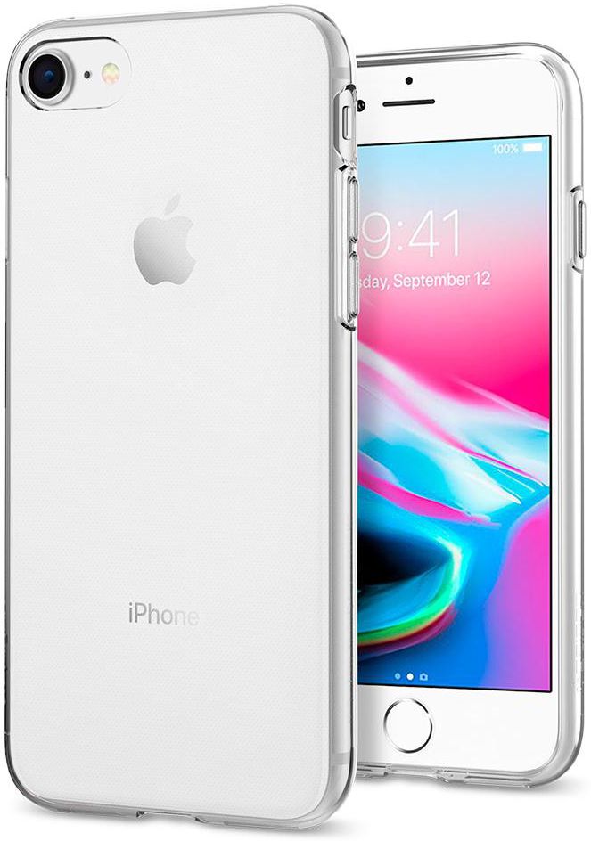 Spigen Liquid Crystal iPhone 7 / 8 / SE (2020/2022) Hoesje Transparant afbeelding 9