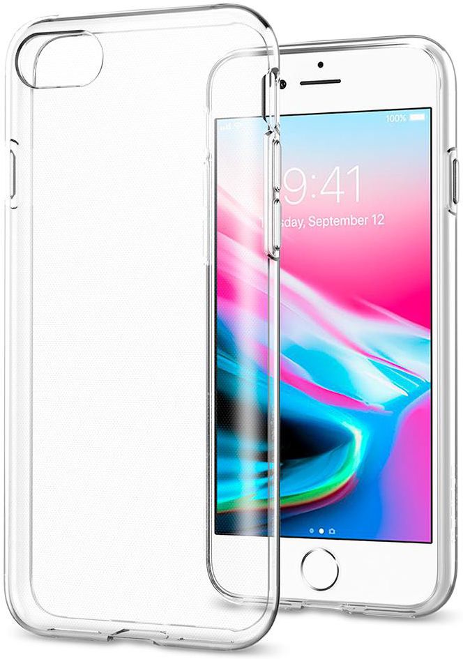 Spigen Liquid Crystal iPhone 7 / 8 / SE (2020/2022) Hoesje Transparant afbeelding 11
