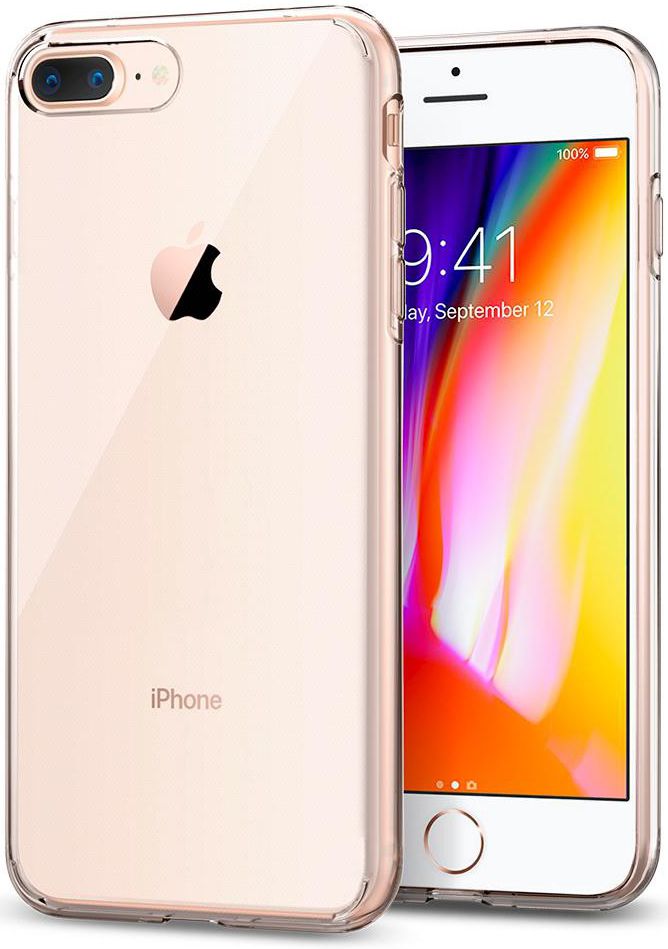 Spigen Liquid Crystal Apple iPhone 8 Plus Transparant afbeelding 10