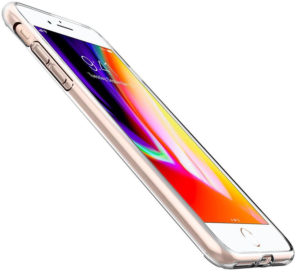 Spigen Liquid Crystal Apple iPhone 8 Plus Transparant afbeelding 14