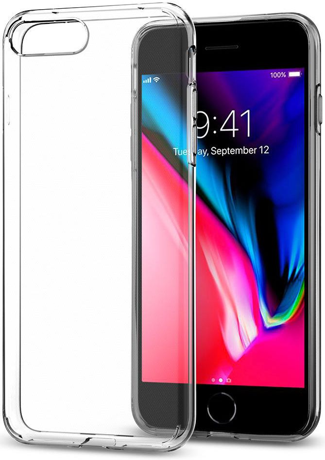 Spigen Liquid Crystal Apple iPhone 8 Plus Transparant afbeelding 20