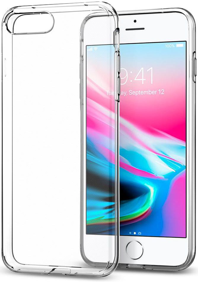 Spigen Liquid Crystal Apple iPhone 8 Plus Transparant afbeelding 3