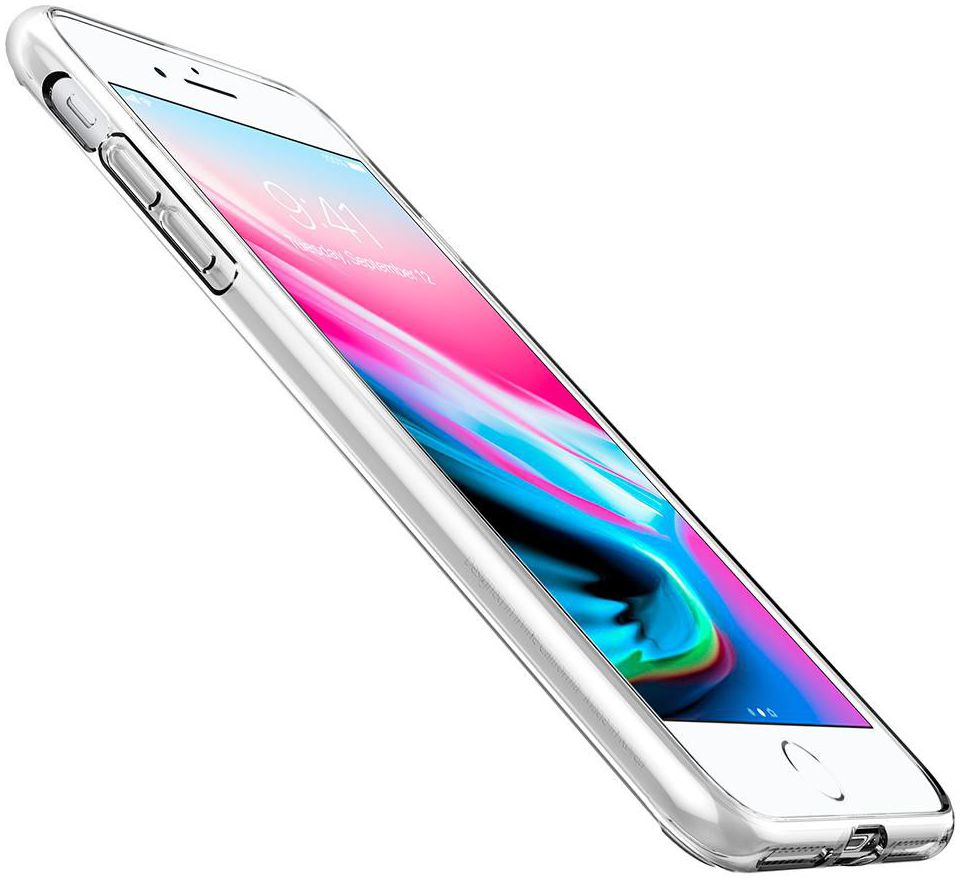 Spigen Liquid Crystal Apple iPhone 8 Plus Transparant afbeelding 5