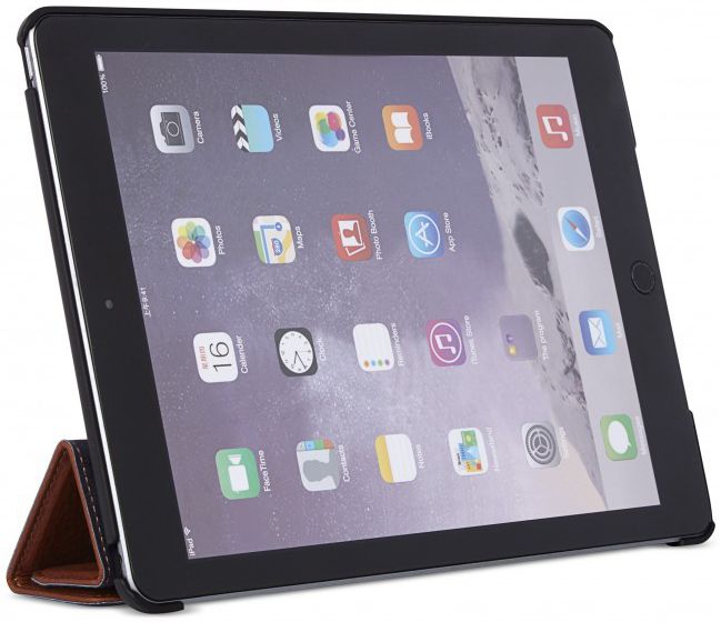 Decoded Leren Slim Cover Apple iPad Air 2 Bruin afbeelding 2