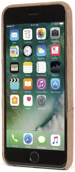 Decoded Leren Portemonnee Back Cover Apple iPhone 8/7/6S Plus Roze afbeelding 2