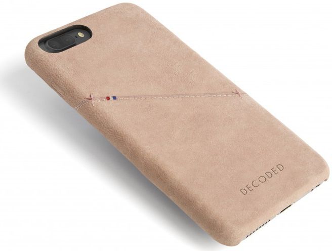 Decoded Leren Portemonnee Back Cover Apple iPhone 8/7/6S Plus Roze afbeelding 6