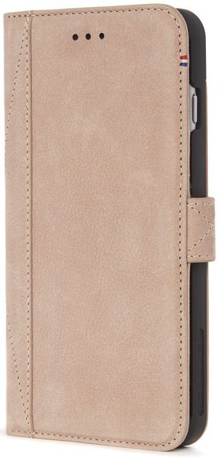 Decoded Leren Portemonnee Hoesje Apple iPhone 8/7/6S Plus Roze afbeelding 2
