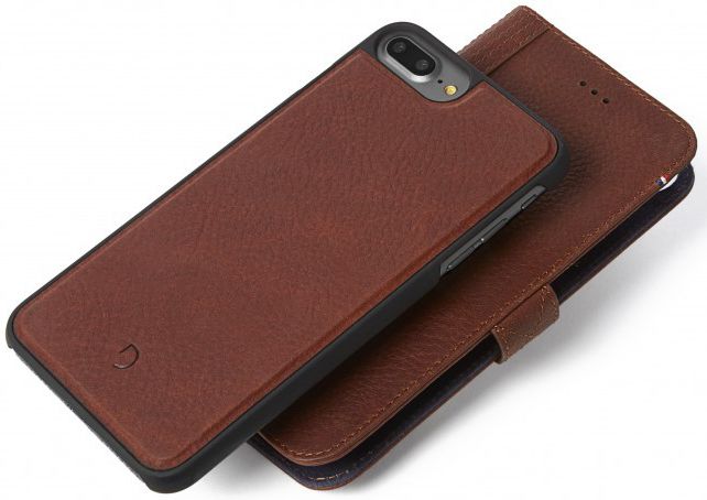 Decoded 2-in-1 Leren Portemonnee Hoesje iPhone 8 / 7 Plus Bruin afbeelding 5