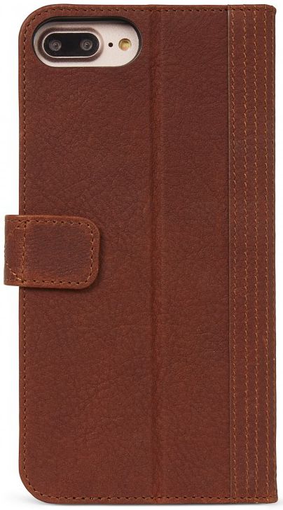 Decoded 2-in-1 Leren Portemonnee Hoesje iPhone 8 / 7 Plus Bruin afbeelding 6