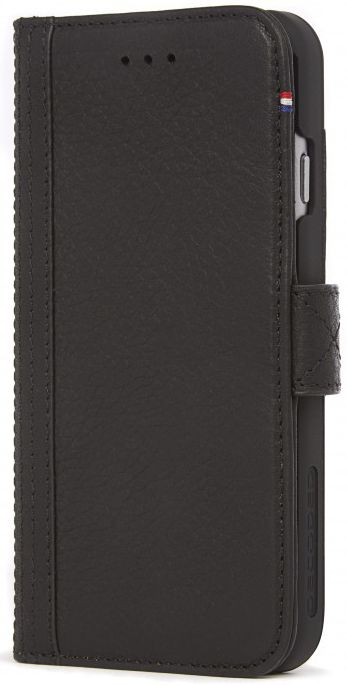 Decoded Leren Portemonnee Hoesje Apple iPhone 8 / 7 / 6S Zwart afbeelding 2