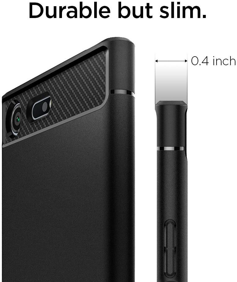 Spigen Rugged Armor Case Sony Xperia XZ Premium Zwart afbeelding 10