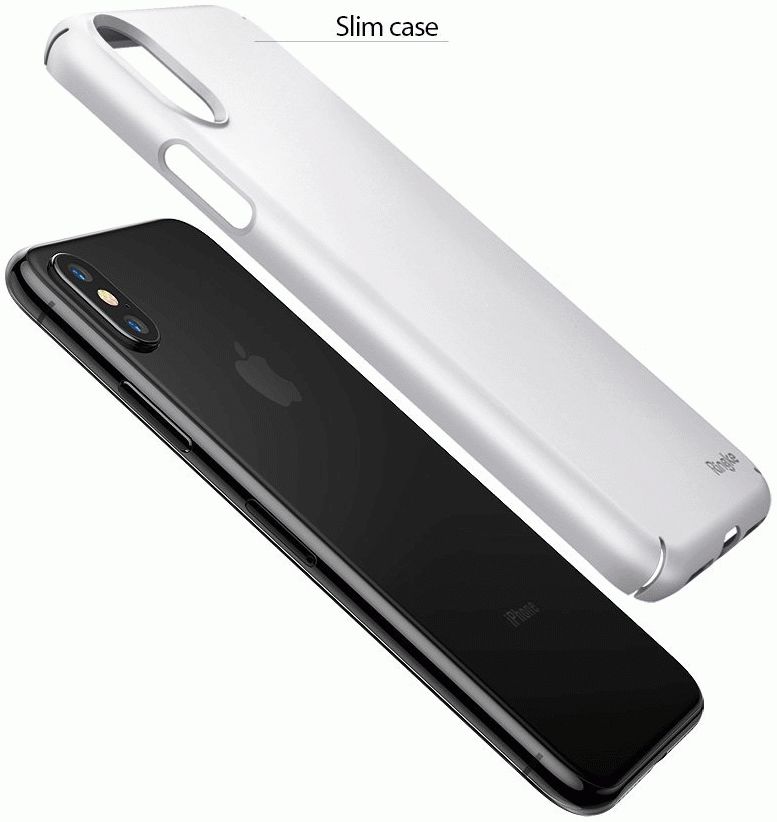 Ringke Slim Apple iPhone X ultra dun hoesje Wit afbeelding 1