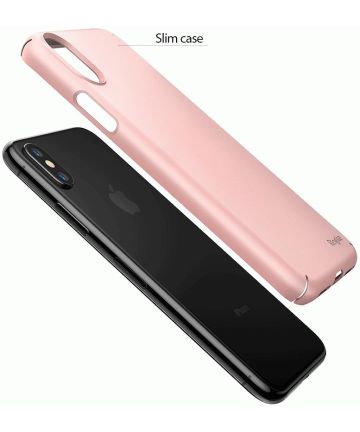 Ringke Slim Apple iPhone X ultra dun hoesje Roze Hoesjes