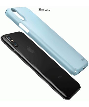 Ringke Slim Apple iPhone X ultra dun hoesje Blauw Hoesjes