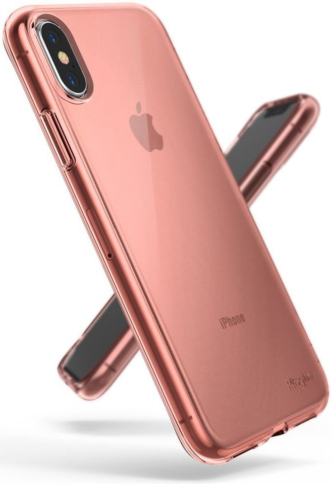 Ringke Air Apple iPhone X Hoesje Roze Goud afbeelding 4