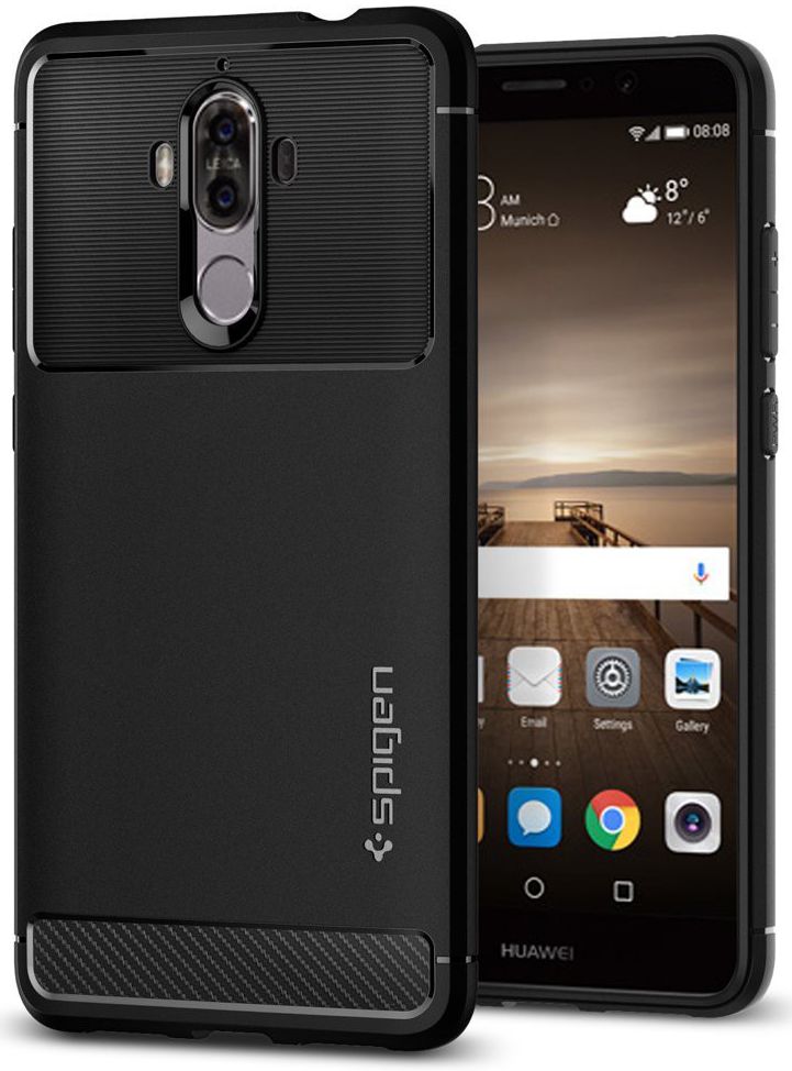 Spigen Rugged Armor Huawei Mate 9 Hoesje Zwart afbeelding 1