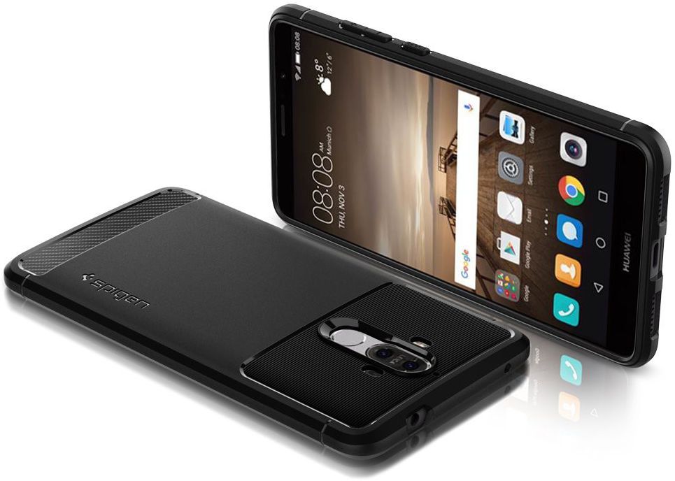 Spigen Rugged Armor Huawei Mate 9 Hoesje Zwart afbeelding 5