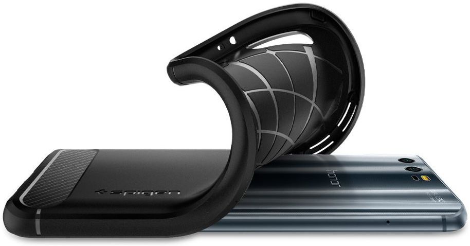 Spigen Rugged Armor Honor 9 Hoesje Zwart afbeelding 2