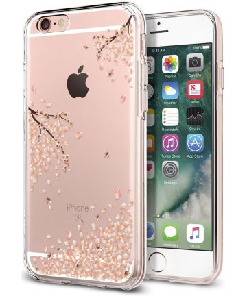 Spigen Liquid Crystal Apple Iphone 6 / 6S Bloemen Hoesje Hoesjes
