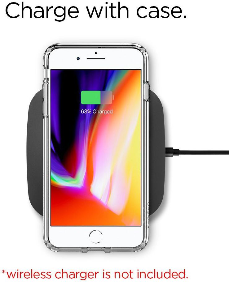 Spigen Ultra Hybrid S Case Apple iPhone 7/8 Clear afbeelding 4