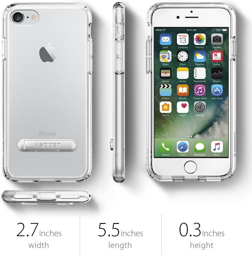 Spigen Ultra Hybrid S Case Apple iPhone 7/8 Clear afbeelding 8