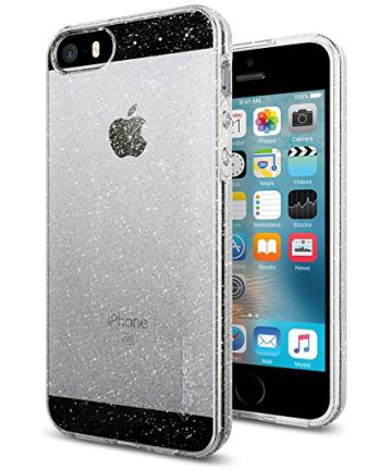 Spigen Liquid Crystal Clear Apple Iphone SE/ 5S/ 5 Glitter Hoesje Hoesjes
